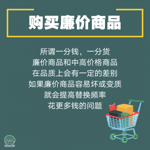购买廉价商品