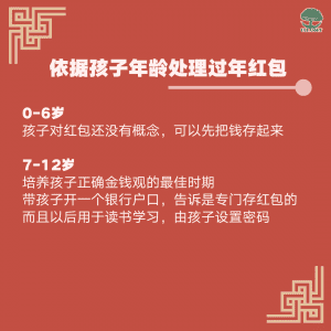 依据孩子年龄处理过年红包