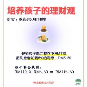 教孩子以月计利息