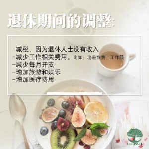 退休期间的调整