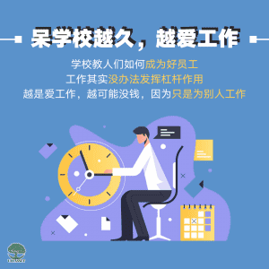 呆学校越久,越爱工作