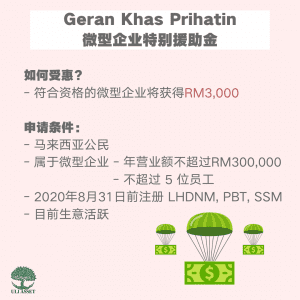 微型企业特别援助金，如何受惠